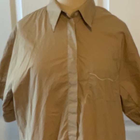 Beatrice B.- Large- Tan Tiered Midi Prairie Dress- Pockets - Picture 2 of 13